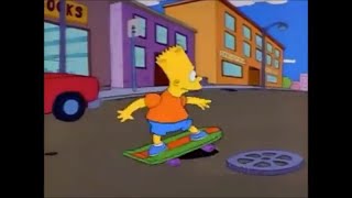 Bart Simpson Skateboarding Compilation [upl. by Atihana]