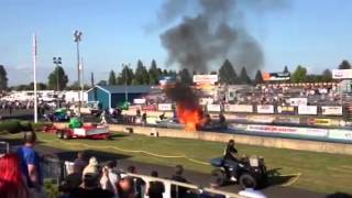 Man burns to Death in race car [upl. by Blanding]