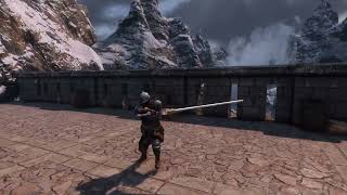 skyrimse MCO elden ring Extra Greatsword animation download [upl. by Cullin]