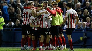 Highlights Sheffield Wednesday v Sunderland [upl. by Iliam]