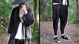 COMFY TECHWEAR  Enfin Leve Aldatze Pants amp Larri Kimono REVIEW [upl. by Elleinnad]