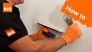 How to patch plaster a wall [upl. by Blayze]