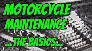 Motorcycle Maintenance For Beginners  What You Need To Know  The Basics [upl. by Akcired]