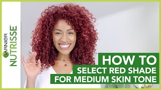 How To Dye Hair Red At Home  Garnier Nutrisse [upl. by Adgam]