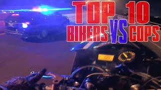 TOP 10 Motorcycle VS Police CHASE Compilation Motorcycles RUNNING From COPS Bike Chase GETAWAY Video [upl. by Lydell]