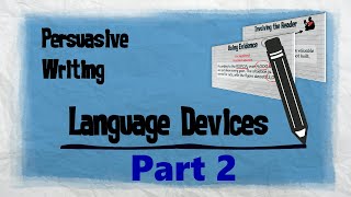 Persuasive Techniques Part 2  Persuasive Writing  EasyTeaching [upl. by Gilbertina]