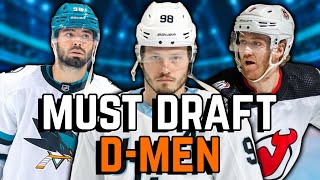 10 Must Draft Defensemen In 2024 Fantasy Hockey [upl. by Newell]