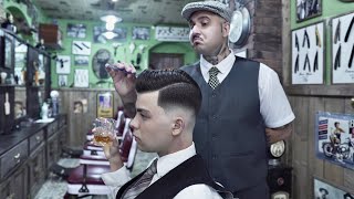 💈 ASMR BARBER  From HIPPIE to GENTLEMAN  Epic SKIN FADE transformation [upl. by Cariotta]