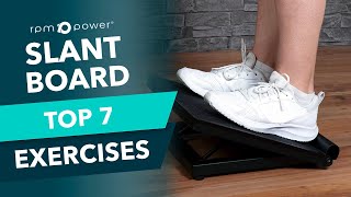 Top 7 SLANT BOARD Exercises [upl. by Ardnnek]