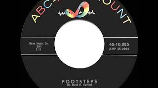 1960 HITS ARCHIVE Footsteps  Steve Lawrence 45 single version [upl. by Yraeht]