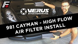 981 Cayman Air Filter Install HowTo  By Flat 6 Motorsports [upl. by Selimah]