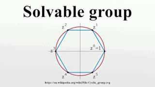 Solvable group [upl. by Lindy613]