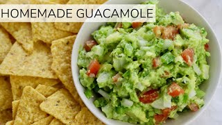 HOWTO MAKE HOMEMADE GUACAMOLE  easy guacamole recipe [upl. by Weider188]