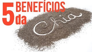 BENEFÍCIOS DA CHIA  5 BENEFÍCIOS DAS SEMENTES DE CHIA [upl. by Elehcor]