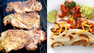 How to Grill Chicken Fajitas Easy Mexican Style Recipe [upl. by Hathaway]