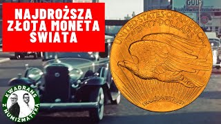 Najdroższa złota moneta świata Double Eagle 20 dolarów 1933 i fascynująca jej historia [upl. by Nhguavad604]