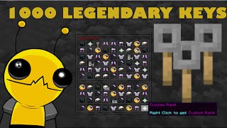 Scuffle MC  I OPENED 1000 LEGENDARY KEYS ON SCUFFLE MC [upl. by Comras651]