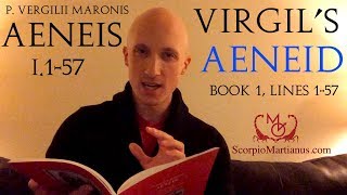 Virgils Aeneid Book 1 lines 157  Aeneis Vergilii I157 [upl. by Nerdna]