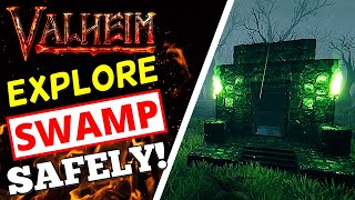 Valheim  How To Find  Explore Swamp Biome SAFELY [upl. by Prober988]