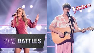 The Battles Matt Evans v Janie Gordon Lover’  The Voice Australia 2020 [upl. by Ninos]