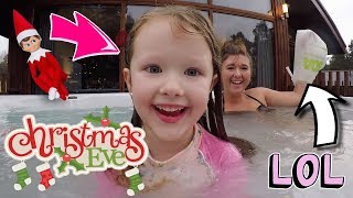 CHRISTMAS EVE SPECIAL  HOT TUB PARTY  SECRET SANTA REVEALED  FAMILY TRADITIONS VLOGMAS DAY 25 [upl. by Horn]