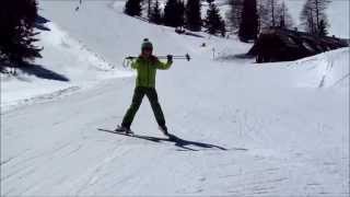 Osnovna ski škola u jednom danu za skijaše početnike Best beginner ski school lesson first [upl. by Cardwell607]