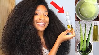 How To Properly Make Aloe vera Oil For Extreme Hair Growth [upl. by Donia]