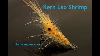 Fly tying quotLeo Shrimpquot saltwater fly Stepbystep tutorial [upl. by Huntlee]