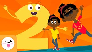 The Number 2 for kids  Learning to Count  Numbers from 1 to 10  The Number Two Song [upl. by Ahsetel]