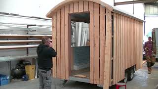 Towable Shepherd Hut build Time Lapse [upl. by Winikka]