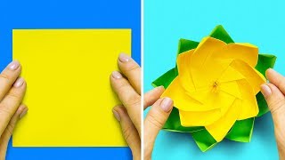 13 EASY PAPER CRAFTS AND ORIGAMI IDEAS [upl. by Edson24]