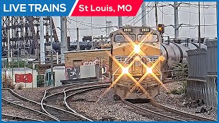 🔴 LIVE Trains Railcam  St Louis Missouri PTZ [upl. by Yann]