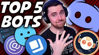 Top 5 DISCORD BOTS You NEED In Your Discord Server [upl. by Oruntha125]