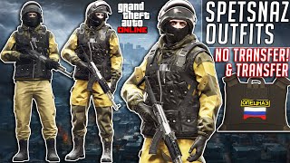 GTA 5 Online Spetsnaz Military Outfits NOT MODDED Glitched Clothing [upl. by Partan]