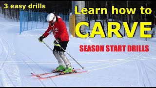 Learn how to CARVE  3 EASY DRILLS [upl. by Lauritz]