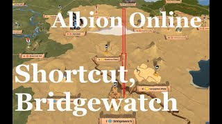 Albion Online  Caerleon to Bridgewatch fast almost safely [upl. by Ailee]