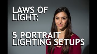 Laws of Light 5 Portrait Lighting Setups [upl. by Emyaj]