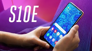 Samsung Galaxy S10E review smaller cheaper better [upl. by Anirbes]