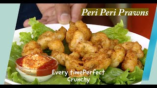 How to Cook Crispy Shrimp Prawns Perfectly Every Time  Peri Peri Prawns  Party Snack with Drinks [upl. by Nylecoj]