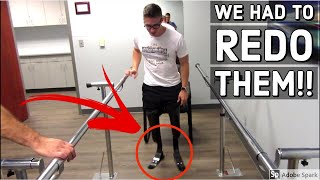 Amputees First Steps on NEW Prosthetic Legs  Part 4 [upl. by Gavan813]