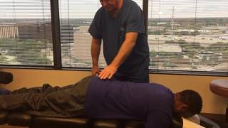 First Time Chiropractic Adjustment for Severe Lower Back Pain amp Sacroiliac Pain Gets Relief [upl. by Krawczyk917]