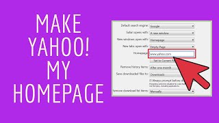 How to Make Yahoo your Homepage [upl. by Nitsrek146]