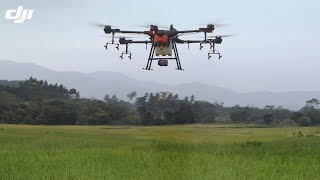 DJI  Agras T16  Agricultural Spraying Drone [upl. by Emmi]