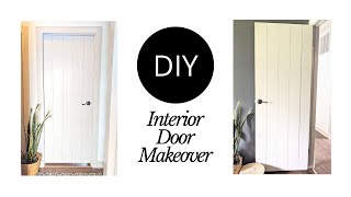 DIY Interior Door Makeover  How To Upgrade Ugly Doors [upl. by Premer]