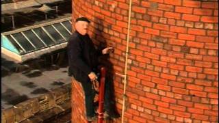 Fred Dibnah laddering a chimney Part 2 [upl. by Correna]