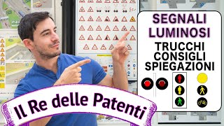 SEGNALI LUMINOSI  IL RE DELLE PATENTI  PATENTE B  ESAME DI TEORIA [upl. by Doak]