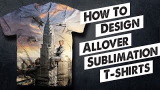 How To Design Sublimation Tshirts [upl. by Nauqas512]