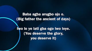 Yoruba Praise and Worship Medley Lyrics Video with English Translation O FE MI by Noble Omoniyi [upl. by Anegal]