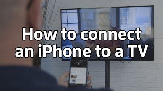 How to connect an iPhone to a TV [upl. by Severin]