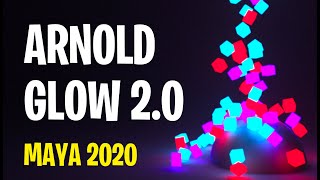 Arnold Glow in Maya 2024 [upl. by Nohsad]